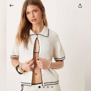 NWT Crochet Shirt